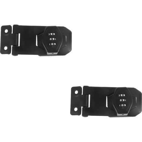 Hemobllo Lot de 2 cadenas de sécurité à combinaison pour portes d'armo (1/5)