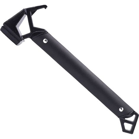 Marteau de camping à queue creuse, manche multifonctionnel en alliage d'aluminium, maillet portable pour piquet de camping (1/5)