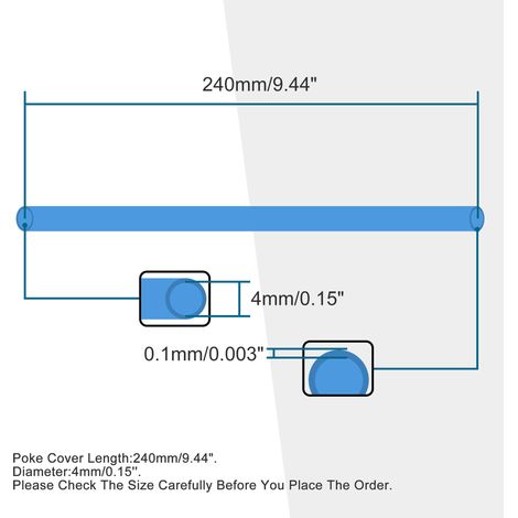 GOOFIT Motorcycle Wheel Accessories Spoke Decor Strips (Light Blue) Off-road Motorcycle Modification (1/4)