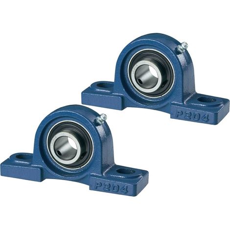 Alloggiamento per cuscinetti UCP 204  2 cuscinetti montati  Adatto per stampanti 3D (1/3)