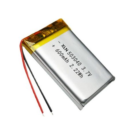 503040 Polymer-Energiespeicherbatterie, 600mAh 3,7V Soft-Pack-Lithiumbatterie mit 3C-Zertifizierung und Bluetooth-Headset. (1/5)