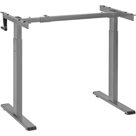 Maclean Biurko MC-790NG Escritorio regulable gris 70-118 cm (1/3)