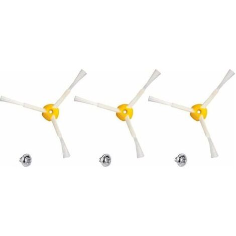 Kit d'accessoires de brosses latérales de rechange pour iRobot Roomba Series 500,600,700 i-Robot Roomba Kit de brosses latérales pour aspirateur Roomba (1/5)
