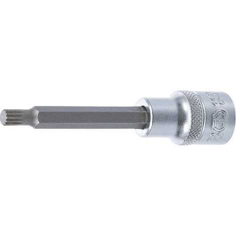 Bit-Einsatz Länge 100 mm Antrieb Innenvierkant 12,5 mm (1/2") Innenvielzahn (für XZN) M7 (1/2)