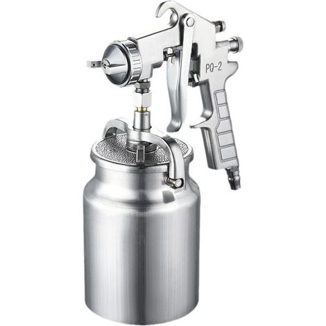 APEX Pistolet de Pulvérisation de Peinture à l'air, 1000ml 2.0mm Buse Haute Pression Grand Volume d'alimentation par Aspiration Pistolet