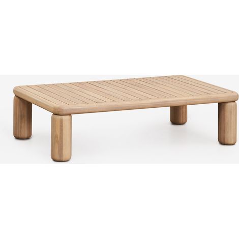 SKLUM Rechteckiger Garten-Couchtisch 115x70 cm aus Akazienholz Ioanis              Helles Akazienbraun                     