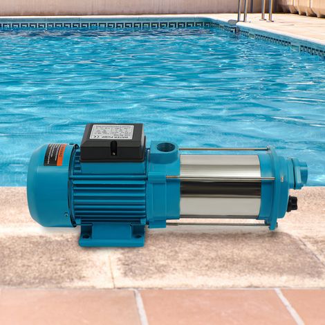 Kreiselpumpe Hauswasserwerk Gartenpumpe 5-Stufige Wasserpumpe 4000L/h IP44 2200W