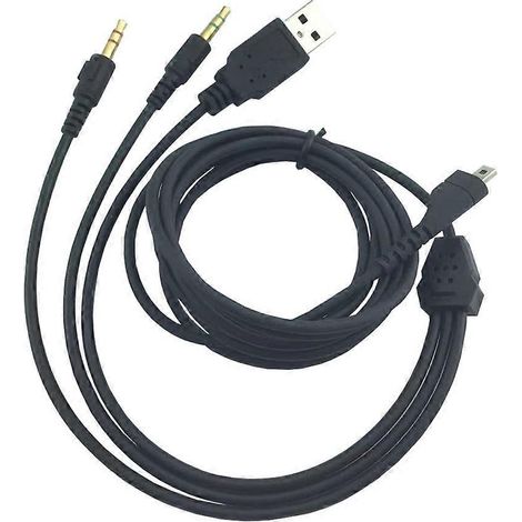 Câble USB 3,5 mm RGB de remplacement pour casque de jeu sans fil Arctis 3 5 7 Pro - A (1/4)