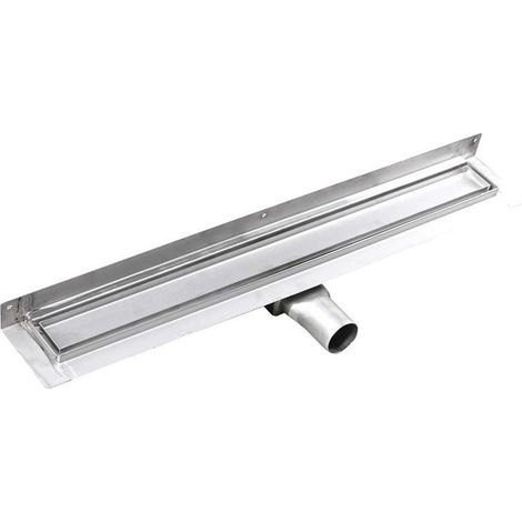 Gelco Manus - Canal de ducha de acero inoxidable Piastra, 105 cm, con rejilla para azulejos, montaje en pared GMP96 (1/3)