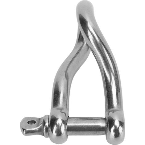 Manille en acier inoxydable 12mm à vis, haute résistance pour bateaux, yachts et navires. (1/5)