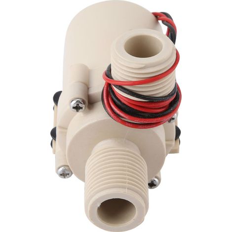 Pompe à eau solaire 24V 8L/min sans balais pour circulation eau chaude/froide (1/5)