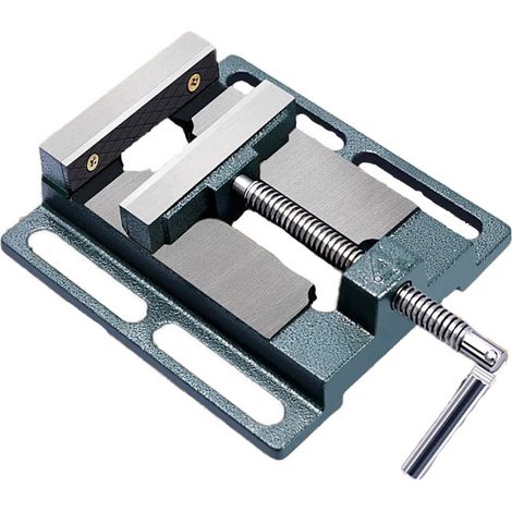Schraubstock für Bohrmaschine mit Säule, Bankzange, Schraubstock, Parallelöffnung, Tisch wasserdicht, Öffnung der Backen 65 mm, Breite der Backen 20 mm (1/5)
