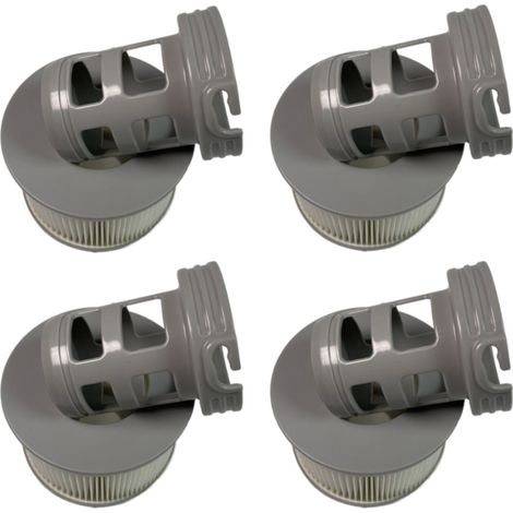 Trade-Shop Whirlpool-Filter / Filterkartusche / Lamellenfilter inkl. Adapter, Dichtungsring kompatibel mit MSpa FD2089 / Ersatzteil für Whirlpool - 4 Stück (1/5)