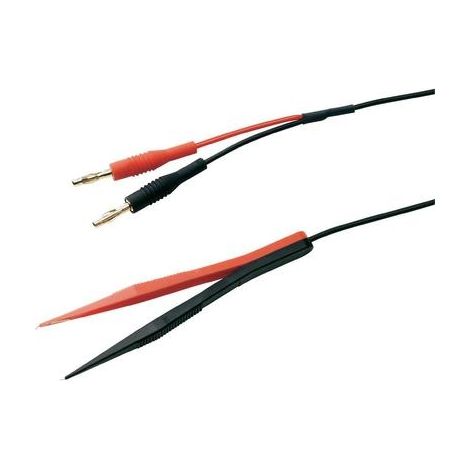 sks-hirschmann CMS TW 120 BAN pinza de medida negra y roja