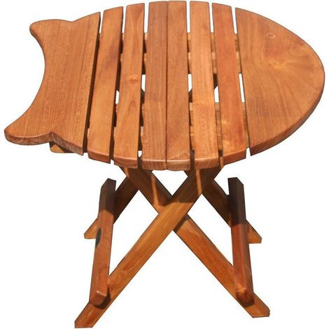 Table basse pliante DOLAH Teck Premium