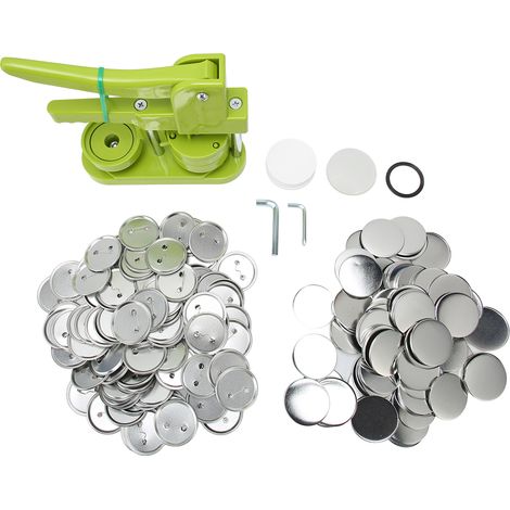 Boutonnière Machine 58mm, plastique haute résistance, légère, opération facile, presse à badges avec pièces pour DIY. (1/5)