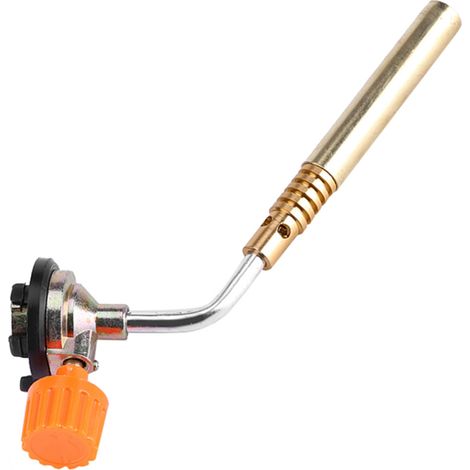 Bec à gaz butane flammes cuivre acier inox manuel camping soudure barbecue (1/5)