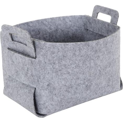 Boîte de Rangement - HOME DECO FACTORY - Pliable - Esthétique - Gris (1/5)