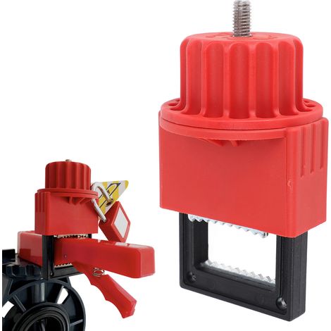 Le dispositif de verrouillage miniature réglable pour vanne papillon BD-F22 convient aux tiges de vanne d'une largeur ≤ 42 mm, d'une ouverture de poignée ≥ 14,5 mm et d'une hauteur de 5 à 35 mm. (1/5)
