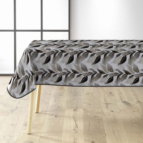 Nappe Toile Cirée "Oralia" 140x240cm Gris