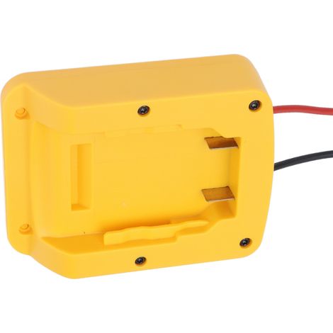 Adaptateur batterie lithium 14.4V 18V 20V pour DCB avec câble 12AWG sortie interrupteur ABS acier nickelé (1/5)