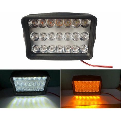Faros LED bicolor AIDUCHO de 21 LED para motocicleta (1/5)