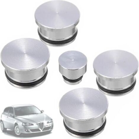 Lufteinlassklappenstopfen (18 mm) kompatibel mit Opel Astra H, Vectra C, Zafira B, Alfa 147, 156, Croma - 1.9 JTD CDTI TID Motoren - Ausbau der Ansaugkrümmerklappe (5 Stück)
