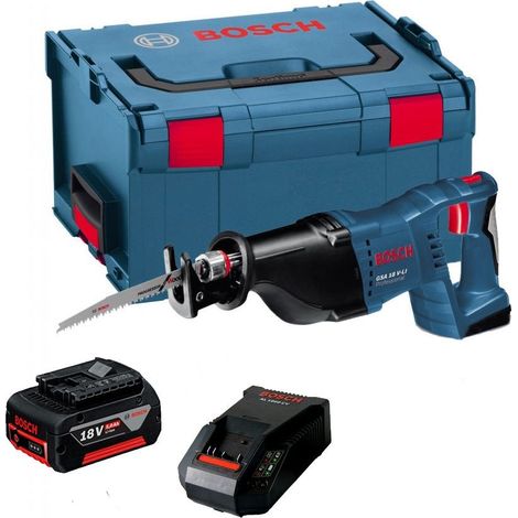Bosch GSA 18V-LI 18v Cordless Reciprocating Saw Li-Ion + 5.0ah Battery + LBOXX