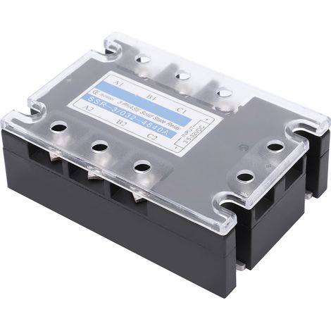 Relais statique triphasé SSR-3 D4840 40A DCAC 480V - Équipement de contrôle de distribution (1/5)