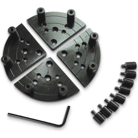 Holzstar Planscheibe für Vier-Backenfutter Profi Set für Drechselbünke geeignet
