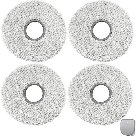 FOREHILL Accessoires Chiffon de Nettoyage pour ECOVACS DEEBOT X5 Omni / X5 Pro de Rechange pour aspirateur Robot, u200Bu200BChiffon en Microfibre Douce -4 pices (1/5)