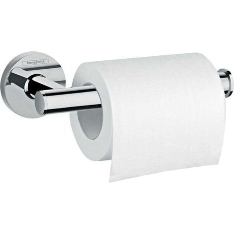 Hansgrohe Logis Universal Chrome Toilet Paper Holder, Modern Design (1/4)