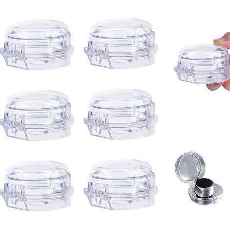 Protections pour boutons de cuisinière à gaz, Protection pour bouton de gaz, Protection pour bouton de cuisinière, Lot de 6 protections de sécurité pour boutons de four, Protection pour bouton de four (1/5)