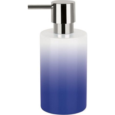 Distributeur de savon Céramique TUBE GRADIENT Bleu Spirella (1/2)