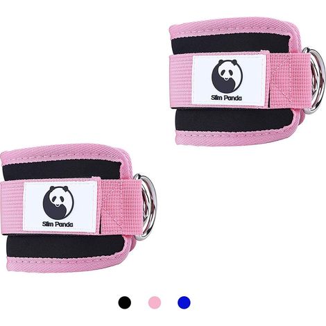 Ankle Strap - Neoprene Padded Adjustable Ankle Strap for Cable Machine Fitness Training - 2 Pieces (1/5)