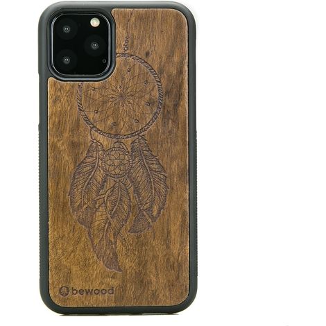 Holzhülle für iPhone 11 PRO DREAMCATCHER IMBUIA (1/3)