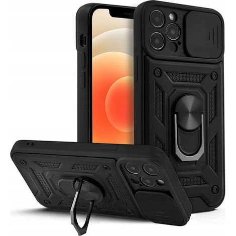 Schutzhülle für Samsung Galaxy A32 4G ARMOR SLIDE RING RÜCKSEITE + GLAS (1/5)