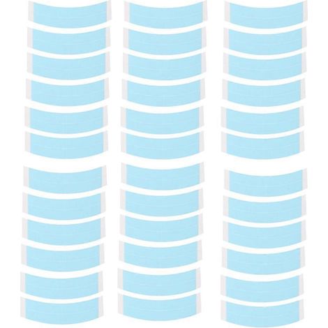 36 bandes adhésives double face Duo-Tac à forte tenue pour toupets et perruques à dentelle, ligne de découpe (1/5)