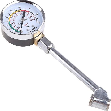 Outil de test et de diagnostic de la pression des pneus de vélo et de manomètre pour pneus. (1/5)