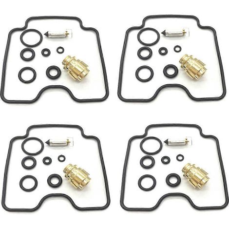 4 kits de réparation et de réfection de carburateur compatibles avec Yamaha FZS600 Fazer (1998-2003)