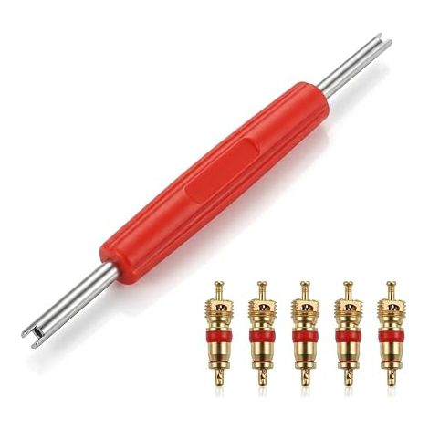 Double Head Valve Core Pullers Tire Removal Tool Tire Removal Repair Tool Trucks, Bicycles, Motorcycles, Car Maintenance (1/5)