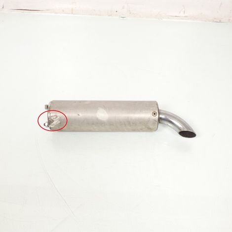 [PRODUIT D'OCCASION] Silencieux d échappement Générique L 205mm Ø 60mm pour scooter 50 (1/3)