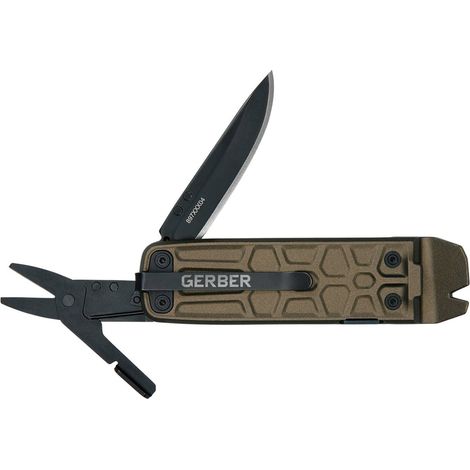 Multitool Gerber lockdown slim pry acciaio alluminio (1/5)