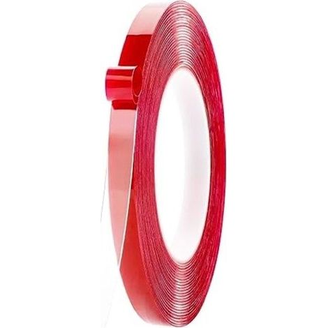 Ruban Adhésif Double Face, 10m x 10mm Extra Fort Nano Tape pour Bande LED, Maison, Fixant, au burea, DIY, Imperméable et Amovible Transparent Adhésif Double Face, 10M (1/4)