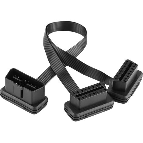 16-poliges 2-in-1 OBD2-Adapterkabel, Kfz-Diagnose-Verlängerungskabel, Steckerkonverter (1/5)
