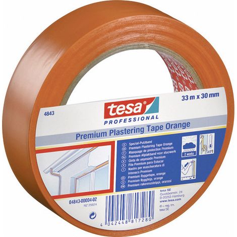 tesa Winterband 04843-00000-16 Putzband tesa® Professional Orange (L x B) 33 m x 50 mm 1 St.