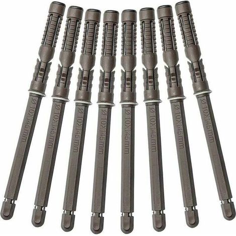 Supports d'étagère flottante invisibles Total Clearance (lot de 8), fixation murale, robustes (1/5)