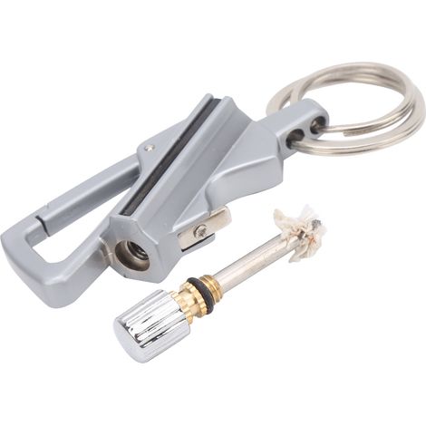 Briquet de survie étanche à essence avec silex, portable pour randonnée et situations d'urgence (1/5)