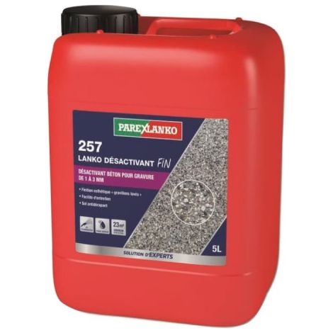 Oberflächen Desaktivierungsmittel 257 LANKO DÉSACTIVANT Fin - für Beton von 1 bis 3mm - 25m² - 5 L
