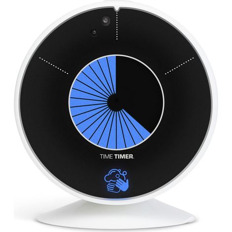 Time Timer WASH – Timer visivo di 30 secondi per promuovere il corretto lavaggio delle mani per bambini e adulti – per parlare in vivavoce, lavare le mani senza contatto, timer da bagno con musica (1/5)